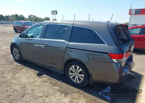2014 Honda Odyssey Ex-L from USA, damaged, VIN 5FNRL5H65EB067562